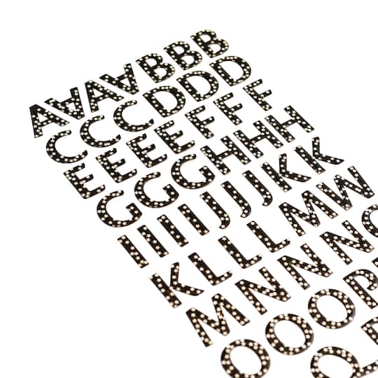 Shaker Stars Alphabet Stickers by Recollections™